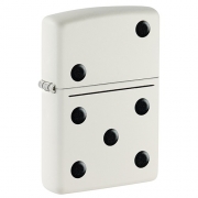 ��������� Zippo - 46159 Domino Design White Matte