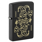 ��������� Zippo - 46290 Masked Joker Black Matte